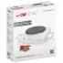 Електрична настільна плита Clatronic EKP 3582 White 1500 Вт переносна варильна панель на 1 конфорку з терморегулятором та ручками