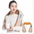 Массажер для шеи и плеч электрический роликовый Massager of Neck Kneading 50 Вт с ИК-прогревом и таймером питание от сети 220 + адаптер от прикуривателя (47267)