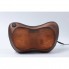 Масажна подушка для шиї спини та плечей з підігрівом Massage Pillow CHM-8028 масажер автомобільний та для дому на 8 роликів Коричневий (46477)