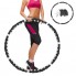 Обруч массажный для похудения Hula Hoop (Хула Хуп) 100 см с массажными шариками и магнитами разборный (46628)