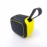 Портативная беспроводная блютуз колонка Hopestar A22 Mini 3 W с флешкой AUX портом FM радио и поддержкой TF Bluetooth 2.1 Чёрная с желтым