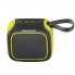 Портативная беспроводная блютуз колонка Hopestar A22 Mini 3 W с флешкой AUX портом FM радио и поддержкой TF Bluetooth 2.1 Чёрная с желтым