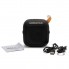 Портативная беспроводная блютуз колонка Hopestar T5 Mini 3 W карманная 6.7 х 5.6 см с FM радио флешкой AUX и TF Bluetooth 4.2 Черная