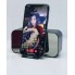 Портативная беспроводная блютуз колонка Kimiso K10 LED CLOCK (FM, micro-USB, TF, AUX) с зеркальными часами будильником и подсветкой 3 Вт Черная