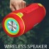 Портативная беспроводная блютуз колонка Hopestar H45 Party RED мощная стерео акустика на 10 ВТ с FM радио флешкой и TF с подсветкой влагостойкая Bluetooth 4.2 