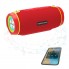 Портативная беспроводная блютуз колонка Hopestar H45 Party RED мощная стерео акустика на 10 ВТ с FM радио флешкой и TF с подсветкой влагостойкая Bluetooth 4.2 