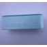 Портативная беспроводная блютуз колонка Kimiso K10 LED CLOCK (FM, micro-USB, TF, AUX) с зеркальными часами будильником и подсветкой 3 Вт Бирюзовый