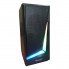 Акустическая система Music D.J MJ-100 колонки для компьютера и ноутбука с RGB подсветкой 6 Вт регулятор громкости Mini-jack 3.5 мм/USB