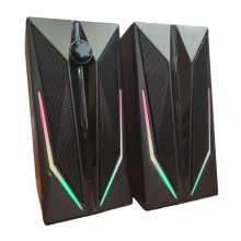 Акустическая система Music D.J MJ-200 колонки для компьютера и ноутбука с RGB подсветкой 6 Вт регулятор громкости Mini-jack 3.5 мм/USB Акустическая система Music D.J MJ-200 колонки для компьютера и ноутбука с RGB подсветкой 6 Вт регулятор громкости Mini-jack 3.5 мм/USB
