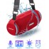 Портативна бездротова блютуз колонка Hopestar H48 Red потужна стерео акустика на 10 ВТ з FM радіо флешкою та підтримкою TF з підсвічуванням вологостійка