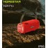 Портативная беспроводная блютуз колонка Hopestar H24 Pro мощная стерео акустика на 10 ВТ с FM радио флешкой TF и AUX Bluetooth 5.0 с подсветкой влагостойкая Красный