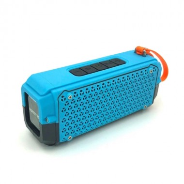 Портативная беспроводная блютуз колонка Hopestar P17 Speaker Mini Синяя 10 Вт Bluetooth 4.2 с радио флешкой и влагозащитой IPX6 (48566)