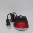 Игровая проводная компьютерная мышь JEDEL GM740 Gaming Mouse оптическая для компьютера и ноутбука USB с подсветкой 3200dpi Чёрная с красным (47165)
