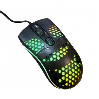 Дротова ігрова комп'ютерна миша KW-10 GAMING MOUSE оптична з LED підсвічуванням для ноутбука та комп'ютера USB Чорна (48658)