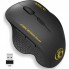 Игровая беспроводная компьютерная мышь WIRELESS iMICE G6 1600 оптическая для ноутбука и компьютера 4 кнопки USB Чёрная (48790)