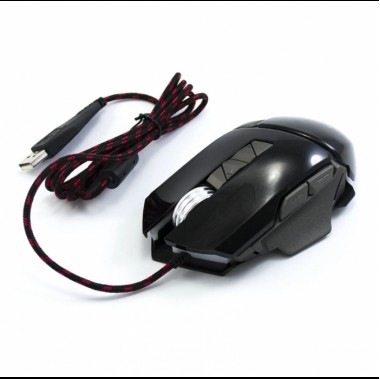 Игровая компьютерная проводная мышь Jedel GM770 Gaming Mouse USB оптическая для компьютера и ноутбука с подсветкой Чёрный (47571)