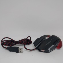 Игровая проводная компьютерная мышь JEDEL GM740 Gaming Mouse оптическая для компьютера и ноутбука USB с подсветкой 3200dpi Чёрная с красным (47165) Игровая проводная компьютерная мышь JEDEL GM740 Gaming Mouse оптическая для компьютера и ноутбука USB с подсветкой 3200dpi Чёрная с красным (47165)