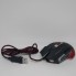 Игровая проводная компьютерная мышь JEDEL GM740 Gaming Mouse оптическая для компьютера и ноутбука USB с подсветкой 3200dpi Чёрная с красным (47165)