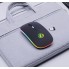 Миша бездротова акумуляторна iMICE Е-1300 USB 2.4 ГГц безшумна оптична для ноутбука комп'ютера та Smart TV з підсвічуванням 3 кнопки та колесо прокрутки Чорна (48837)