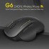 Игровая беспроводная компьютерная мышь WIRELESS iMICE G6 1600 оптическая для ноутбука и компьютера 4 кнопки USB Серая (48984)