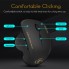 Игровая беспроводная компьютерная мышь WIRELESS iMICE G6 1600 оптическая для ноутбука и компьютера 4 кнопки USB Чёрная (48790)