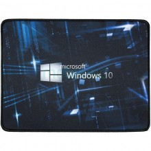 Коврик для компьютерной мыши Windows 10 KC Черный игровой и для работы за ноутбуком и компьютером размеры 24.5 x 32 см (48192) Коврик для компьютерной мыши Windows 10 KC Черный игровой и для работы за ноутбуком и компьютером размеры 24.5 x 32 см (48192)