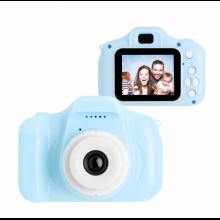 Детский цифровой фотоаппарат Kids Camera GM14 интерактивная игрушка для фото и записи видео Full HD с 2" дисплеем и зарядкой от USB Синий Детский цифровой фотоаппарат Kids Camera GM14 интерактивная игрушка для фото и записи видео Full HD с 2" дисплеем и зарядкой от USB Синий