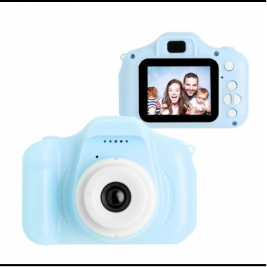 Детский цифровой фотоаппарат Kids Camera GM14 интерактивная игрушка для фото и записи видео Full HD с 2" дисплеем и зарядкой от USB Синий