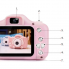 Детский цифровой фотоаппарат Digital Camera C 56663 интерактивная игрушка для фото и записи видео с 2" дисплеем и зарядкой от USB поддержка microSD Розовый