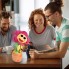 Игрушка повторюшка говорящий музыкальный цветок саксофонист в горшке Розовый 35 см танцующий на аккумуляторе 120 песен USB зарядка