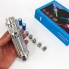 Мощнейшая лазерная указка Laser YX-B017 Blue 50000 mW аккумуляторный лазер с видимым синим лучом 5 насадок