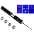 Мощнейшая лазерная указка Laser BLUE YXB ‎008 10000 mW аккумуляторный лазер с видимым синим лучом 5 насадок