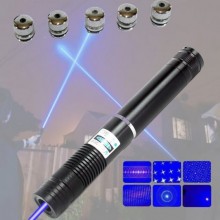 Мощнейшая лазерная указка Laser BLUE YXB 008 10000 mW аккумуляторный лазер с видимым синим лучом 5 насадок Мощнейшая лазерная указка Laser BLUE YXB 008 10000 mW аккумуляторный лазер с видимым синим лучом 5 насадок