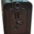 Радиоприёмник цифровой аккумуляторный NNS NS-222S колонка радио и mp3 плеер с солнечной панелью FM USB TF и LED фонариком Чёрный