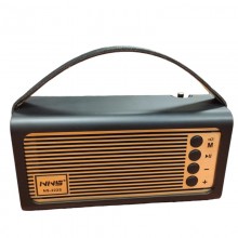 Радиоприёмник цифровой аккумуляторный NNS NS-222S колонка радио и mp3 плеер с солнечной панелью FM USB TF и LED фонариком Чёрный с золотым Радиоприёмник цифровой аккумуляторный NNS NS-222S колонка радио и mp3 плеер с солнечной панелью FM USB TF и LED фонариком Чёрный с золотым