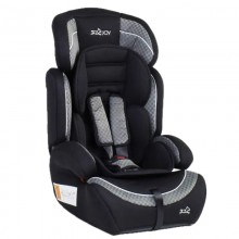 Автокресло детское и бустер 2 в 1 JOY 57893 9-36 кг Grey/Black для детей с 9 месяцев до 12 лет со съемным вкладышем для малышей и откидной спинкой на 180°