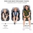 Автокресло детское Kinderkraft Comfort Up i-Size Happy Shapes для детей с 15 месяцев до 12 лет со съемным модульным вкладышем для малышей