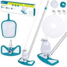 Комплект для ухода за бассейном Bestway AquaClean 58234 с вакуумным пылесосом, сачком и телескопической штангой Комплект для ухода за бассейном Bestway AquaClean 58234 с вакуумным пылесосом, сачком и телескопической штангой