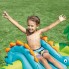 Надувной игровой центр Intex 57166NP Little Dino для детей с горкой, бассейном и распылителем