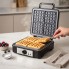 Электровафельница домашняя Adler AD 3049 XL 1.8 кВт с терморегулятором 4 формы для бельгийских и венских вафель с антипригарным покрытием