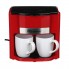 Кофемашина для дома Domotec MS-0705 Red Pro 500 Вт капельная кофеварка для кофе и чая на 2 порции с многоразовым фильтром + 2 чашки (5788)