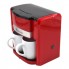 Кофемашина для дома Domotec MS-0705 Red Pro 500 Вт капельная кофеварка для кофе и чая на 2 порции с многоразовым фильтром + 2 чашки (5788)