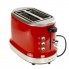 Тостер электрический Silver Crest STD 950 A1 Красный для дома и офиса на 950 Вт 6 степеней обжаривания хлеба функция разморозки и подогрева + подставка для булочек