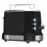 Тостер электрический Silver Crest STD 950 A1 Черный для дома и офиса на 950 Вт 6 степеней обжаривания хлеба функция разморозки и подогрева + подставка для булочек