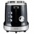 Тостер электрический Silver Crest STD 950 A1 Черный для дома и офиса на 950 Вт 6 степеней обжаривания хлеба функция разморозки и подогрева + подставка для булочек