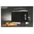 Тостер электрический Silver Crest STD 950 A1 Черный для дома и офиса на 950 Вт 6 степеней обжаривания хлеба функция разморозки и подогрева + подставка для булочек