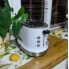 Тостер электрический Silver Crest STD 950 A1 Белый для дома и офиса на 950 Вт 6 степеней обжаривания хлеба функция разморозки и подогрева + подставка для булочек