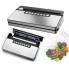 Вакуумный упаковщик Silver Crest SVEB 160 домашний вакууматор для продуктов 160 Вт с отсеком для пленки и ножем для резки + 1 рулон
