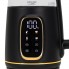 Чайник электрический стеклянный Adler AD 1305 Black-Gold 2.2 кВт дисковый с контролем температуры и LED дисплеем 1,7 л