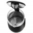 Чайник электрический стеклянный Adler AD 1305 Black-Gold 2.2 кВт дисковый с контролем температуры и LED дисплеем 1,7 л